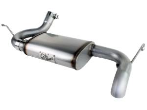 aFe Power - 49-46219 | AFE Power MACH Force-Xp 2-1/2 IN 409 Stainless Steel Axle-Back Exhaust System (2007-2018 Wrangler JK V6-3.6L/3.8L) - Image 2