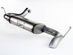 aFe Power - 49-46219 | AFE Power MACH Force-Xp 2-1/2 IN 409 Stainless Steel Axle-Back Exhaust System (2007-2018 Wrangler JK V6-3.6L/3.8L) - Image 3