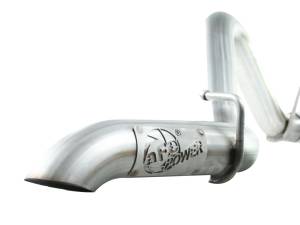 aFe Power - 49-46223 | AFE Power MACH Force-Xp 2-1/2 IN 409 Stainless Steel Cat-Back Exhaust System (1997-2006 Wrangler TJ L6-4.0L) - Image 2