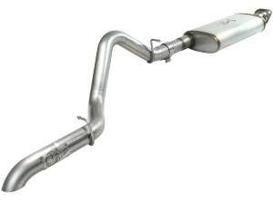 aFe Power - 49-46229 | AFE Power MACH Force-Xp 2-1/2 IN 409 Stainless Steel Cat-Back Exhaust System (2004-2006 Wrangler TJ L6-4.0L) - Image 1