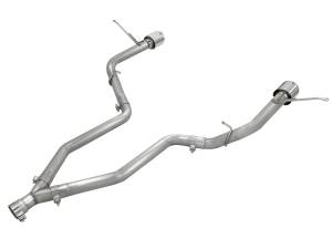 aFe Power - 49-46235 | AFE Power Large Bore-HD 2-1/2 IN 409 Stainless Steel DPF-Back Exhaust System (2014-2016 Grand Cherokee WK2 V6-3.0L td) - Image 3