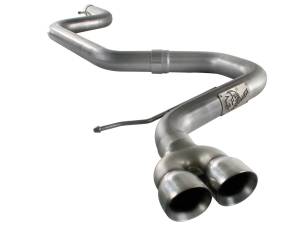 aFe Power - 49-46402 | AFE Power Large Bore-HD 2-1/2 IN 409 Stainless Steel Cat-Back Exhaust System (2011-2014 Golf L4-2.0L) - Image 1