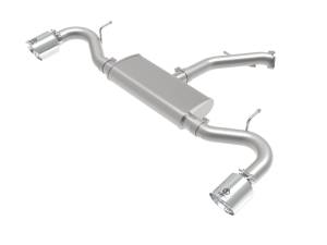 49-47016-P | AFE Power Takeda 2-1/2 IN 409 Stainless Steel Axle-Back Exhaust w/ Polished Tips (2018-2020 Elantra GT L4-1.6L t)