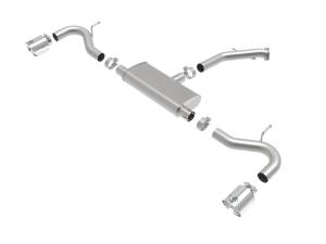 aFe Power - 49-47016-P | AFE Power Takeda 2-1/2 IN 409 Stainless Steel Axle-Back Exhaust w/ Polished Tips (2018-2020 Elantra GT L4-1.6L t) - Image 2