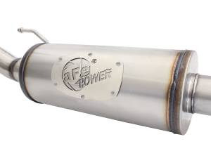 aFe Power - 49-48055 | AFE Power MACH Force-Xp 2-1/2 IN 409 Stainless Steel Cat-Back Exhaust w/14 IN muffler (2007-2018 Wrangler JK V6-3.6L/3.8L) - Image 5