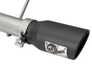 aFe Power - 49-48056-B | AFE Power Rebel Series 2-1/2 IN 409 Stainless Steel Cat-Back Exhaust System w/Black Tip (2007-2018 Wrangler JK V6-3.6L/3.8L) - Image 7