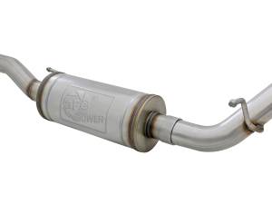 aFe Power - 49-48062-P | AFE Power Rebel Series 2-1/2 IN 409 Stainless Steel Cat-Back Exhaust w/ Polished Tips (2007-2018 Wrangler JK V6-3.6L/3.8L) - Image 4