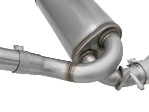 aFe Power - 49-48062-P | AFE Power Rebel Series 2-1/2 IN 409 Stainless Steel Cat-Back Exhaust w/ Polished Tips (2007-2018 Wrangler JK V6-3.6L/3.8L) - Image 5