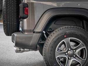 aFe Power - 49-48066-P | AFE Power Rebel Series 2-1/2 IN 409 Stainless Steel Cat-Back Exhaust w/ Polished Tips (2018-2024 Wrangler JL V6-3.6L) - Image 8