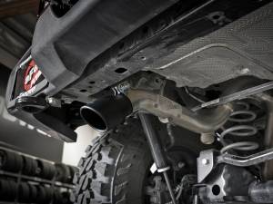 aFe Power - 49-48075-B | AFE Power MACH Force-Xp 2-1/2 IN 409 Stainless Steel Axle-Back Hi-Tuck Exhaust Black (2018-2024 Wrangler JL V6-3.6L) - Image 6