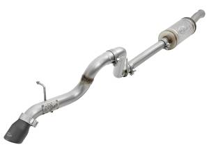 aFe Power - 49-48075-B | AFE Power MACH Force-Xp 2-1/2 IN 409 Stainless Steel Axle-Back Hi-Tuck Exhaust Black (2018-2024 Wrangler JL V6-3.6L) - Image 1