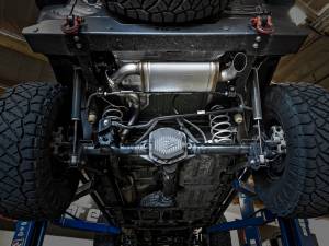 aFe Power - 49-48080 | AFE Power MACH Force-Xp 3 IN 409 Stainless Steel Axle-Back Hi-Tuck Exhaust System (2018-2024 Wrangler JL L4-2.0Lt / V6-3.6L) - Image 5