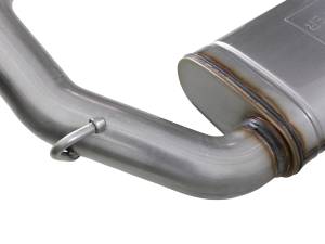 aFe Power - 49-48080 | AFE Power MACH Force-Xp 3 IN 409 Stainless Steel Axle-Back Hi-Tuck Exhaust System (2018-2024 Wrangler JL L4-2.0Lt / V6-3.6L) - Image 2