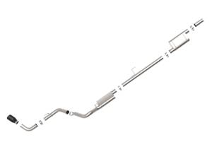 aFe Power - 49-48083-B | AFE Power Apollo GT Series 3 IN 409 Stainless Steel Cat-Back Exhaust System w/ Black Tip (2020-2024 Gladiator JT V6-3.6L) - Image 2