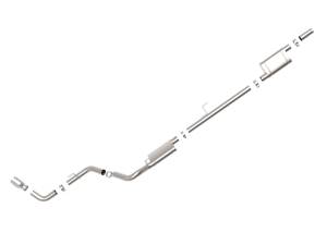 aFe Power - 49-48083-P | AFE Power Apollo GT Series 3 IN 409 Stainless Steel Cat-Back Exhaust System w/ Polish Tip (2020-2024 Gladiator JT V6-3.6L) - Image 2