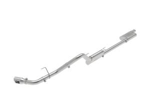 aFe Power - 49-48083-P | AFE Power Apollo GT Series 3 IN 409 Stainless Steel Cat-Back Exhaust System w/ Polish Tip (2020-2024 Gladiator JT V6-3.6L) - Image 1