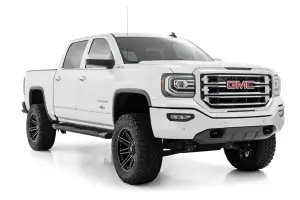 Rough Country - SRB071785A | Rough Country HD2 Aluminum Running Boards (2007-2018 Silverado, Sierra 1500 2WD/4WD | 2007-2019 Silverado, Sierra 2500 HD, 3500 HD 2WD/4WD | Crew Cab) - Image 4