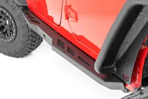 Rough Country - 90800 | Rough Country Heavy Duty Rock Sliders (2007-2018 Wrangler JK Unlimited 4WD | 4 Door) - Image 2