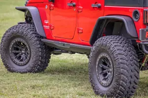 Rough Country - 90800 | Rough Country Heavy Duty Rock Sliders (2007-2018 Wrangler JK Unlimited 4WD | 4 Door) - Image 6