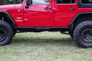 Rough Country - 90800 | Rough Country Heavy Duty Rock Sliders (2007-2018 Wrangler JK Unlimited 4WD | 4 Door) - Image 7