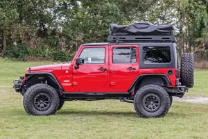 Rough Country - 90800 | Rough Country Heavy Duty Rock Sliders (2007-2018 Wrangler JK Unlimited 4WD | 4 Door) - Image 10