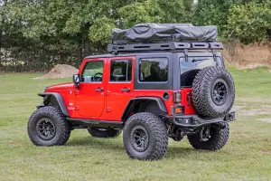 Rough Country - 90800 | Rough Country Heavy Duty Rock Sliders (2007-2018 Wrangler JK Unlimited 4WD | 4 Door) - Image 11