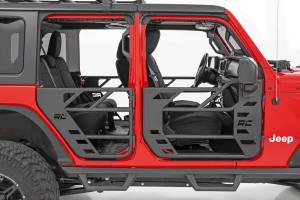 Rough Country - 10617 | Rough Country Tube Doors | Front (2018-2024 Wrangle JL 4WD | 2020-2024 Gladiator JT 4WD) - Image 2