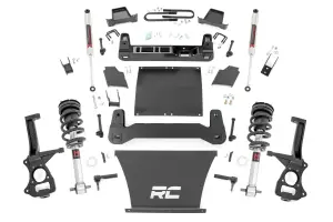 110340 | Rough Country 4 Inch Lift Kit For Chevrolet Silverado / GMC Sierra 1500 (2025-2025) | 5.3L V8 or 6.2L V8, M1 Struts With M1 Rear Shocks