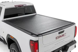 50120651 | Rough Country Hard Roll Up Bed Cover For Chevrolet Silverado / GMC Sierra 2500 HD/3500 HD (2020-2025) | 6' 9" Bed