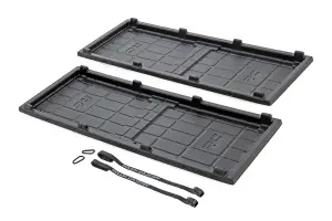 10209 | Rough Country Truck Bed Cargo Storage Tray Easy Access For Most Chevrolet / Ford / GMC / NIssan / Ram / Toyota Pickup Trucks | Long Bed Storage Tray