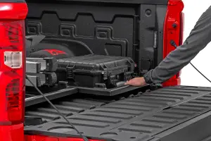 Rough Country - 10209 | Rough Country Truck Bed Cargo Storage Tray Easy Access For Most Chevrolet / Ford / GMC / NIssan / Ram / Toyota Pickup Trucks | Long Bed Storage Tray - Image 8