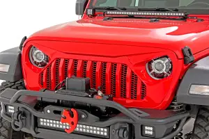 Rough Country - RCH5300 | Rough Country 9 Inch DRL Halo LED Headlights For Jeep Gladiator JT / Wrangler 4xe, JL, JL Unlimited (2018-2023) | DOT Approved - Image 3