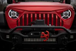 Rough Country - RCH5300 | Rough Country 9 Inch DRL Halo LED Headlights For Jeep Gladiator JT / Wrangler 4xe, JL, JL Unlimited (2018-2023) | DOT Approved - Image 12