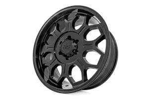 Rough Country - 77200912 | Rough Country 77 Series Wheel | One-Piece / Semi Gloss Black / 20x9 / 6x5.5 / 0mm - Image 3