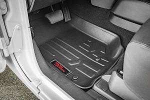 Rough Country - M-6141 | Rough Country Floor Mats For Jeep Wrangler JK/Wrangler Unlimited (2007-2013) | Front - Image 2