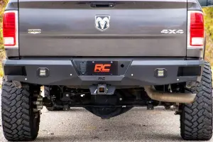 Rough Country - 10786B | Rough Country Rear Bumper With Black Series LED Flush Mount Lights For Ram 2500/3500 2WD/4WD (2010-2024) - Image 7