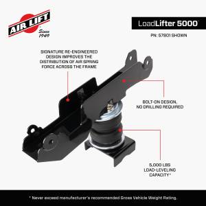 Air Lift Company - 57802 | Air Lift LoadLifter 5000 Air Spring Kit (2019-2024 Sprinter 2500 4WD | 170" Wheelbase) - Image 4