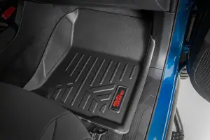 Rough Country - M-71216 | Rough Country Floor Mats For Toyota Tacoma 2WD/4WD (2016-2023) | Front & Second Row, Double Cab - Image 4