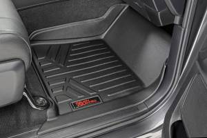 Rough Country - M-71770 | Rough Country Floor Mats For Toyota Tundra 2WD/4WD (2014-2021) | Front & Second Row, CrewMax Cab - Image 4