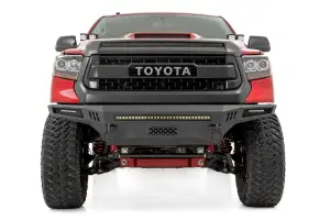 Rough Country - 10914 | Rough Country High Clearance Front Bumper For Toyota Tundra 2/WD/4WD (2014-2021) | With LED Block Off Plates (No Lights) - Image 2