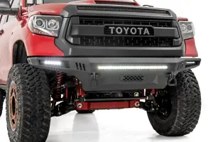 Rough Country - 10914 | Rough Country High Clearance Front Bumper For Toyota Tundra 2/WD/4WD (2014-2021) | With LED Block Off Plates (No Lights) - Image 5