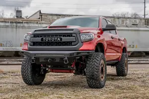 Rough Country - 10914 | Rough Country High Clearance Front Bumper For Toyota Tundra 2/WD/4WD (2014-2021) | With LED Block Off Plates (No Lights) - Image 11