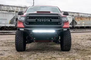 Rough Country - 10914 | Rough Country High Clearance Front Bumper For Toyota Tundra 2/WD/4WD (2014-2021) | With LED Block Off Plates (No Lights) - Image 13