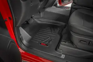 Rough Country - M-21612 | Rough Country Floor Mats For Chevrolet Silverado/GMC Sierra 1500/2500 HD/3500 HD (2019-2025) | Front & Second Row, Front Bucket Seats, Factory Under Seat Storage, Crew Cab - Image 2