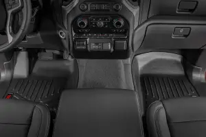 Rough Country - M-21612 | Rough Country Floor Mats For Chevrolet Silverado/GMC Sierra 1500/2500 HD/3500 HD (2019-2025) | Front & Second Row, Front Bucket Seats, Factory Under Seat Storage, Crew Cab - Image 5