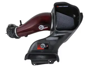 aFe Power - 57-10030KR | AFE Power Track Series Red Kevlar Carbon Fiber Cold Air Intake System With Black Pro 5R Filter For Ford F-150 Raptor R V8 5.2L (2023-2024) - Image 6