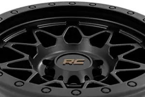 Rough Country - 78170918B | Rough Country 78 Series Wheel | Simulated Beadlock / Black / 17x8.5 / 5x5 / +0mm - Image 5