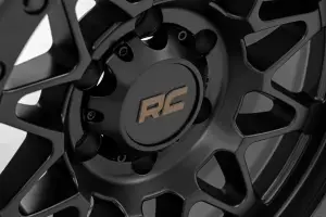 Rough Country - 78170918B | Rough Country 78 Series Wheel | Simulated Beadlock / Black / 17x8.5 / 5x5 / +0mm - Image 6