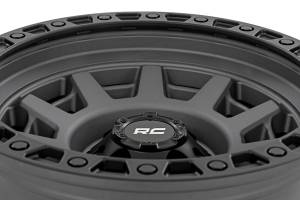 Rough Country - 85150813 | Rough Country 85 Series Wheel | One-Piece / Simulated Beadlock / Gunmetal Gray/Black / 15X8 / 5x4.5 / -19mm - Image 7