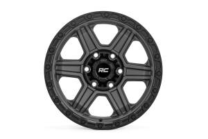 Rough Country - 79170912G | Rough Country 79 Series Wheel | One-Piece / Gunmetal Gray With Black Ring / 17x8.5 / 6x5.5 / 0mm - Image 2